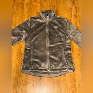 The North Face Osito Fleece Jacket Women’s Large Grey Full Zip Circular Design